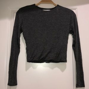 Veronica M. Long Sleeve Cropped Top